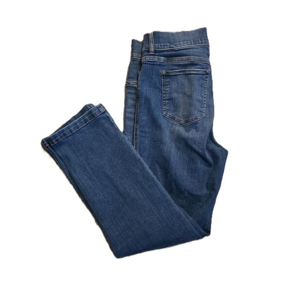 SPANX JEANS Medium Women's Stretchy Pull-On medium/light wash EUC - Picture 1 of 7